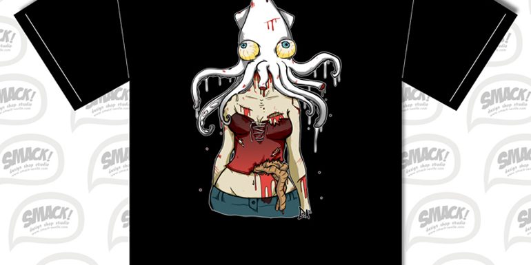 camiseta-calamar-zombi-smack