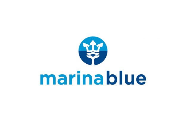 Logotipo Marina Blue